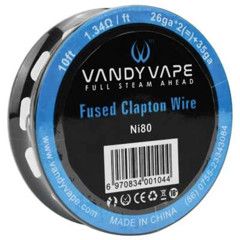 VandyVape - Wickeldraht Ni80 Fused Clapton Wire 28ga x2(=)+35ga 3m
